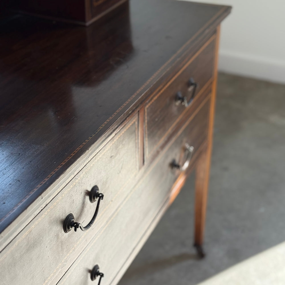 
                  
                    George III Style Inlaid Mahogany Dressing Table
                  
                