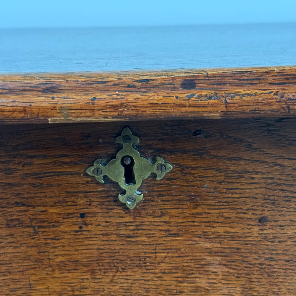 
                  
                    English Queen Anne Walnut One Drawer Lowboy
                  
                