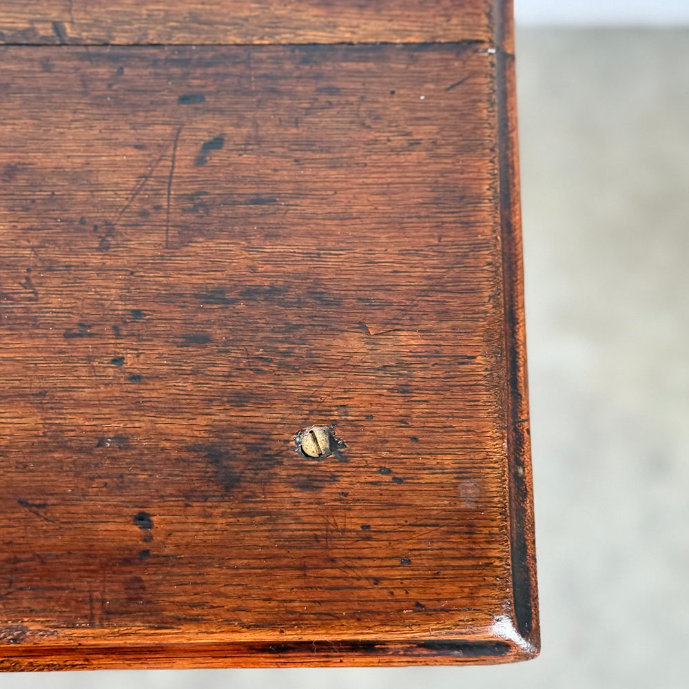 
                  
                    English Queen Anne Walnut One Drawer Lowboy
                  
                