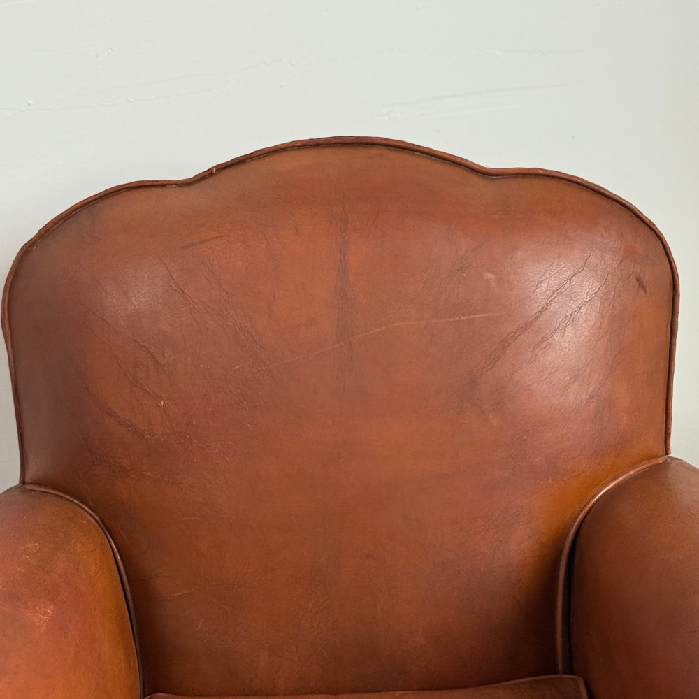 
                  
                    Pair of French Art Deco Club Chairs C. 1930
                  
                