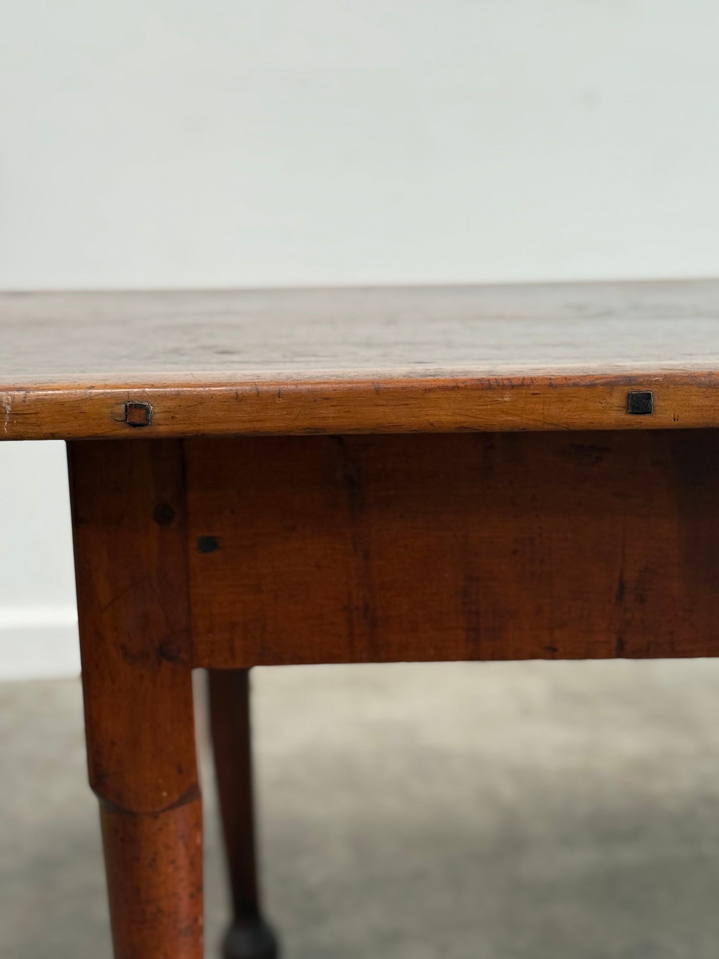 Large 19th C. Maple Tavern Table