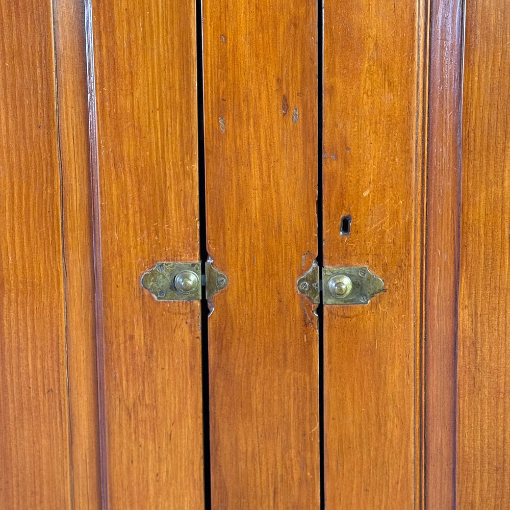 
                  
                    Antique Pine Cupboard On Turned Legs 19th c.
                  
                