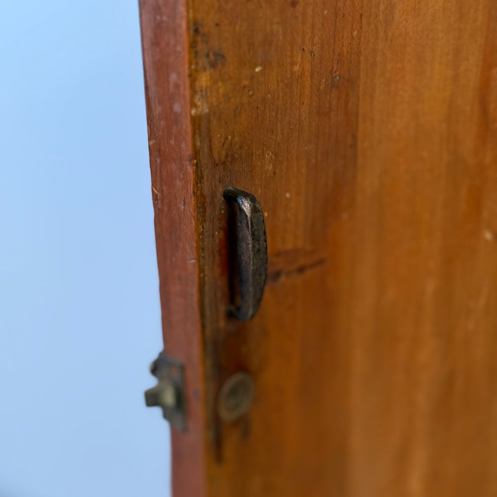 
                  
                    Antique Pine Cupboard On Turned Legs 19th c.
                  
                