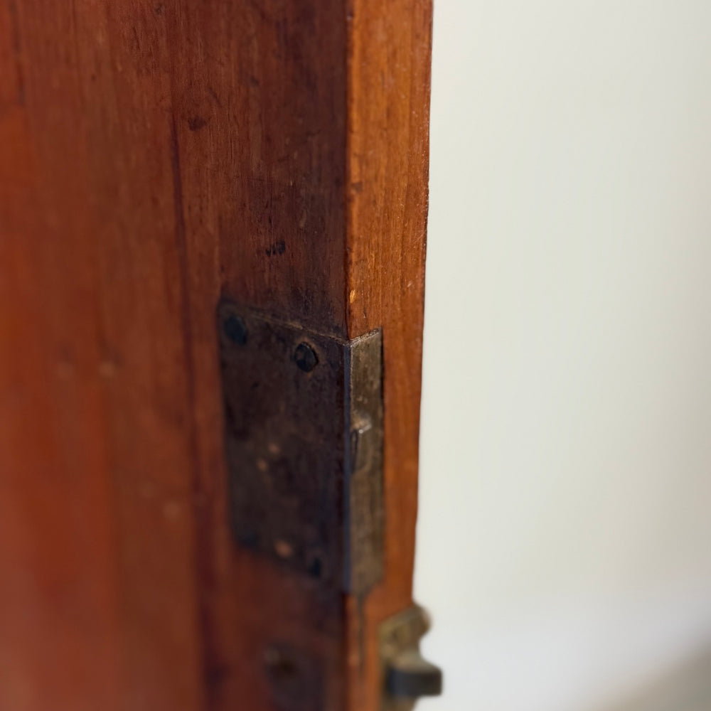 
                  
                    Antique Pine Cupboard On Turned Legs 19th c.
                  
                