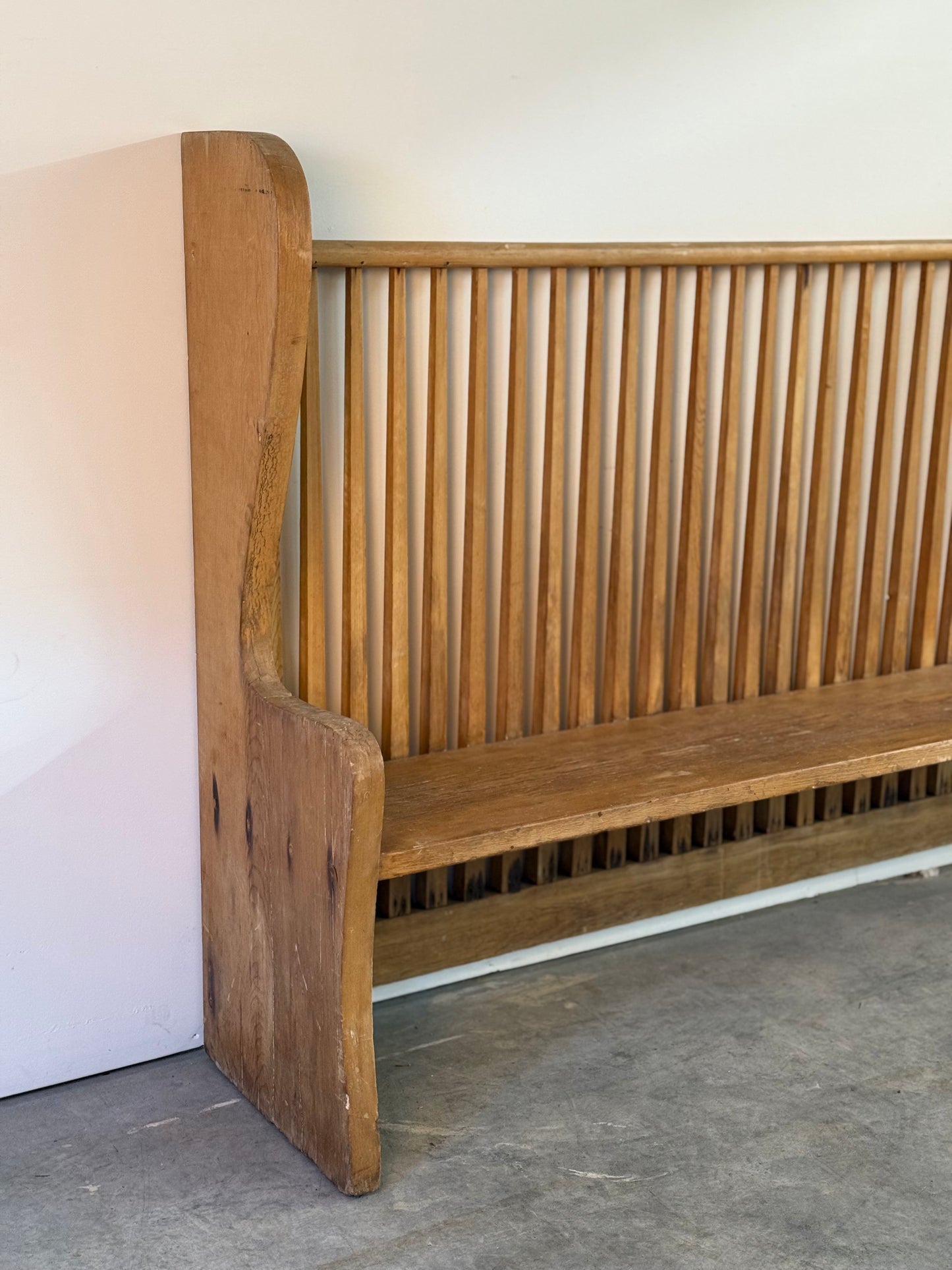 Antique English Pine Bench