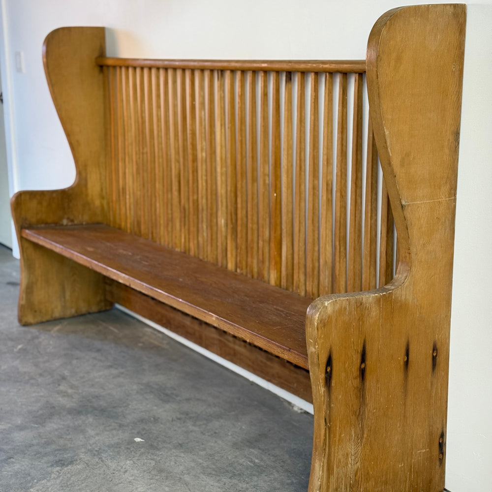 
                  
                    Antique English Pine Bench
                  
                