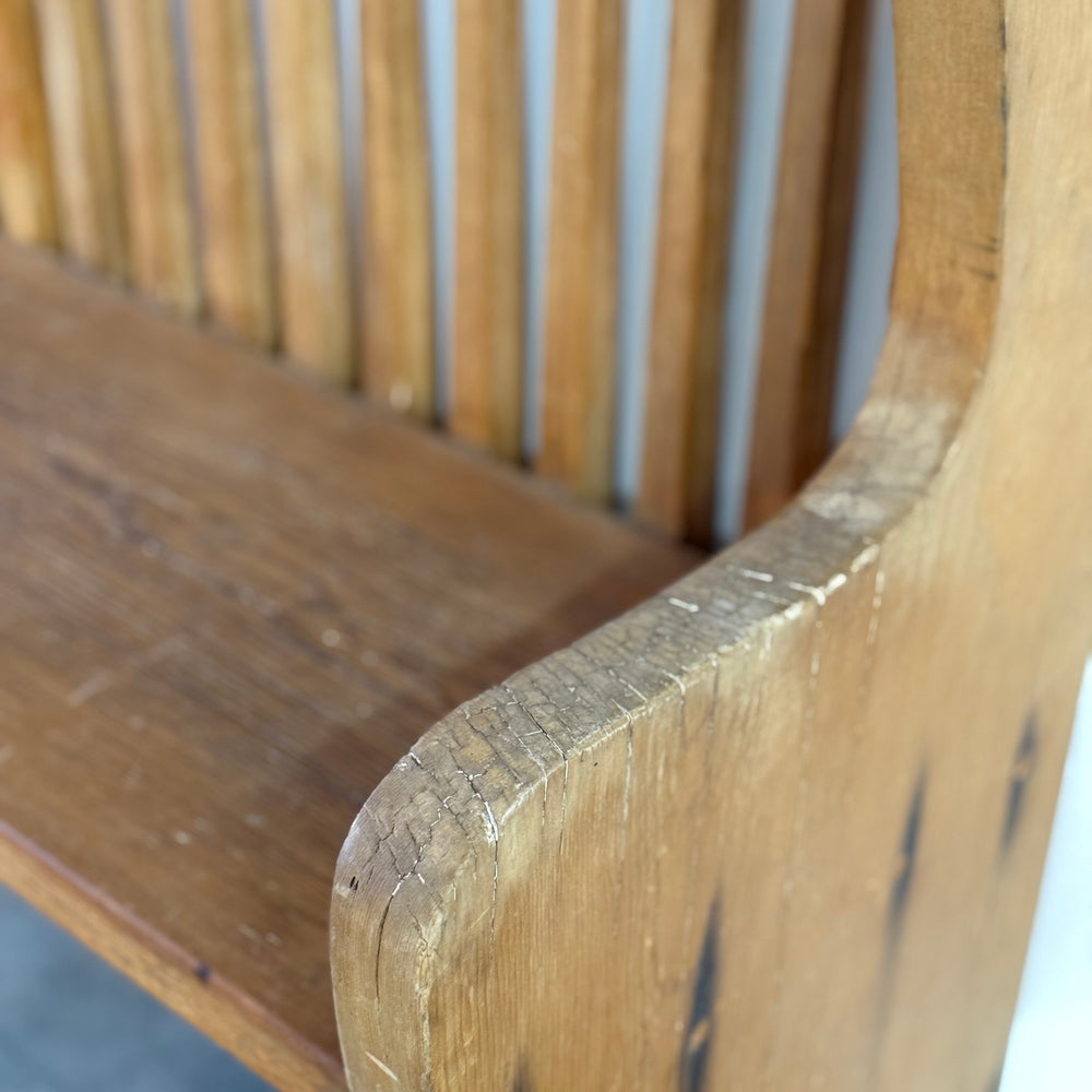 
                  
                    Antique English Pine Bench
                  
                