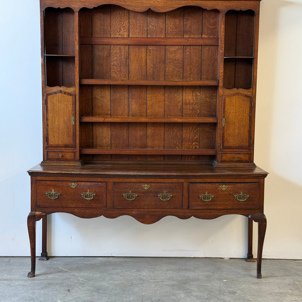 
                  
                    Antique Welsh Oak Cupboard 19th c.
                  
                