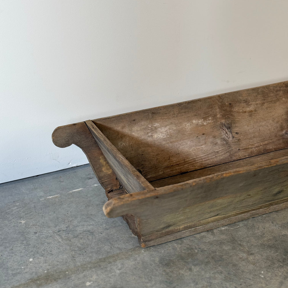 Large Antique Primitive Trough