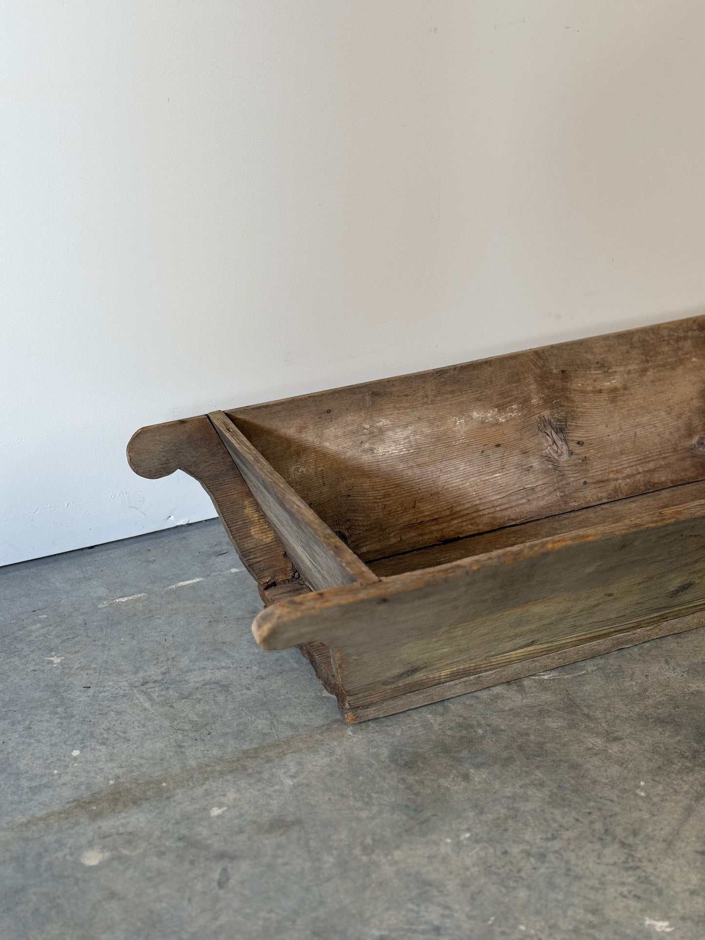 Large Antique Primitive Trough
