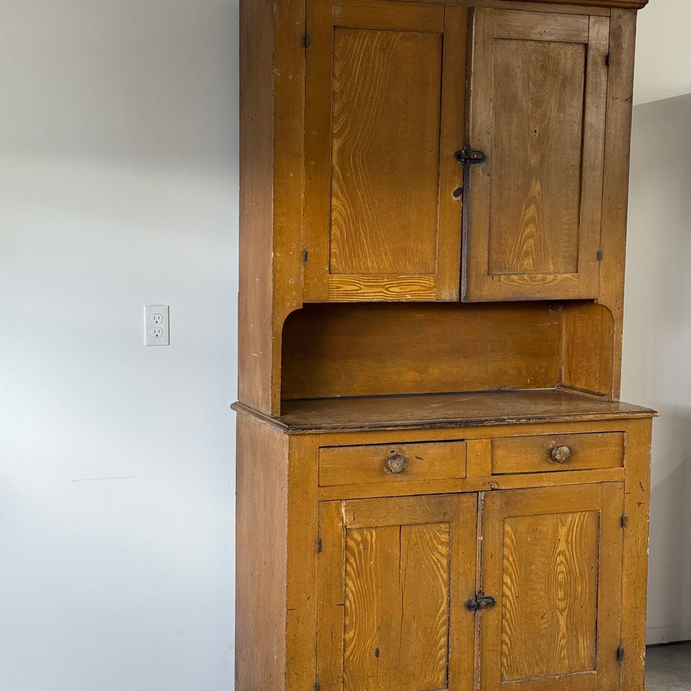 
                  
                    19th C. Grain Painted Cupboard
                  
                
