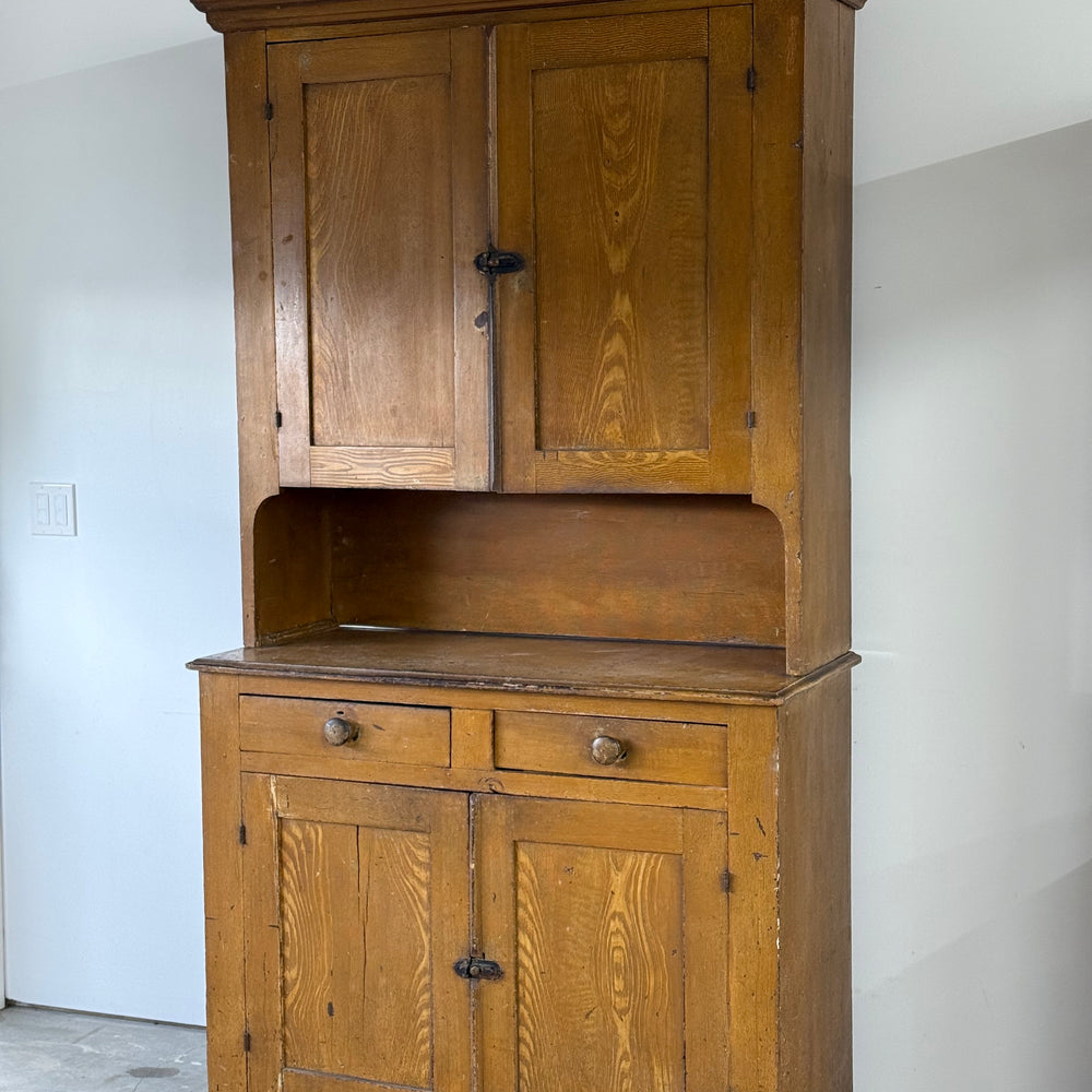 
                  
                    19th C. Grain Painted Cupboard
                  
                