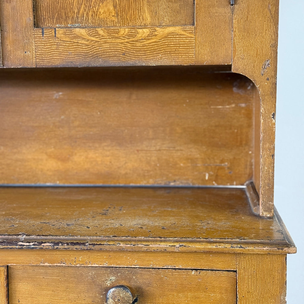 
                  
                    19th C. Grain Painted Cupboard
                  
                