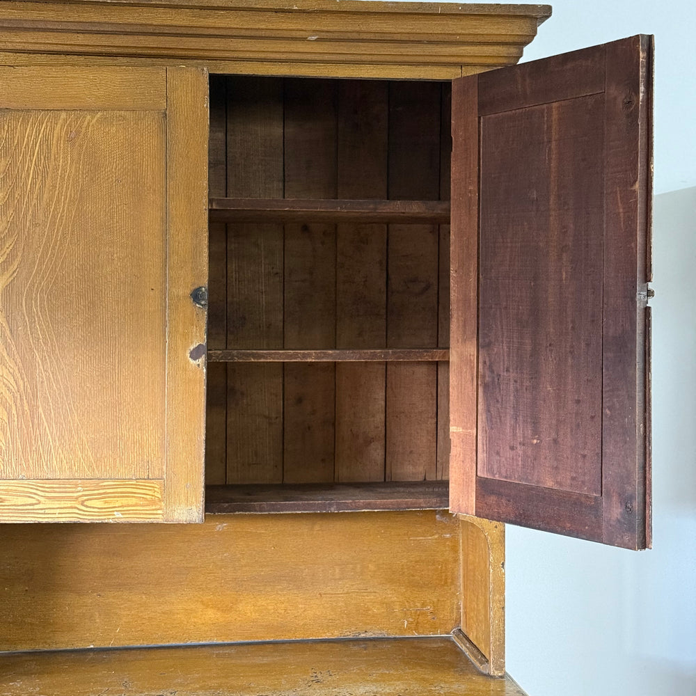 
                  
                    19th C. Grain Painted Cupboard
                  
                