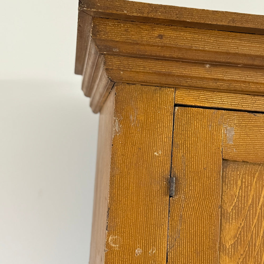 
                  
                    19th C. Grain Painted Cupboard
                  
                