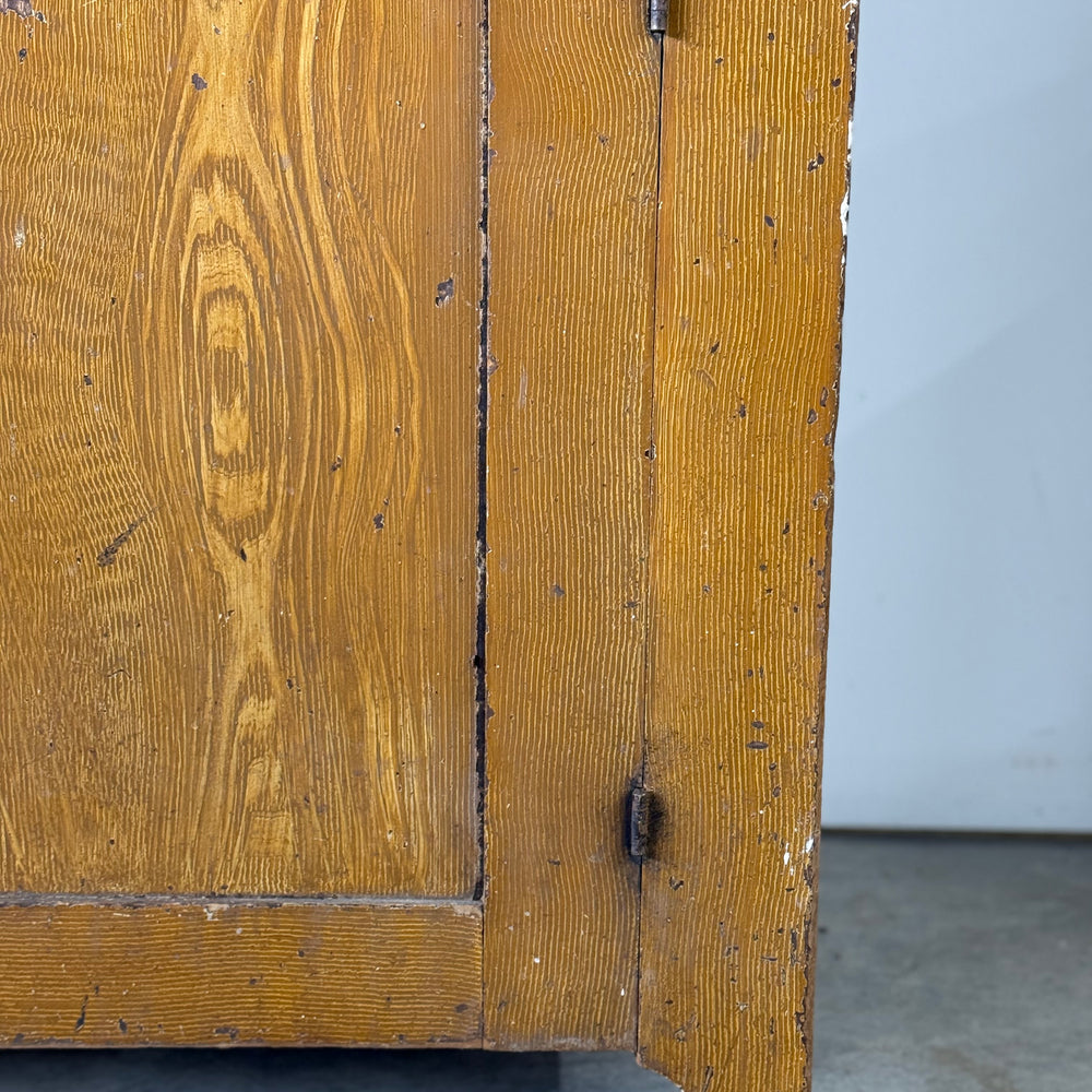 
                  
                    19th C. Grain Painted Cupboard
                  
                