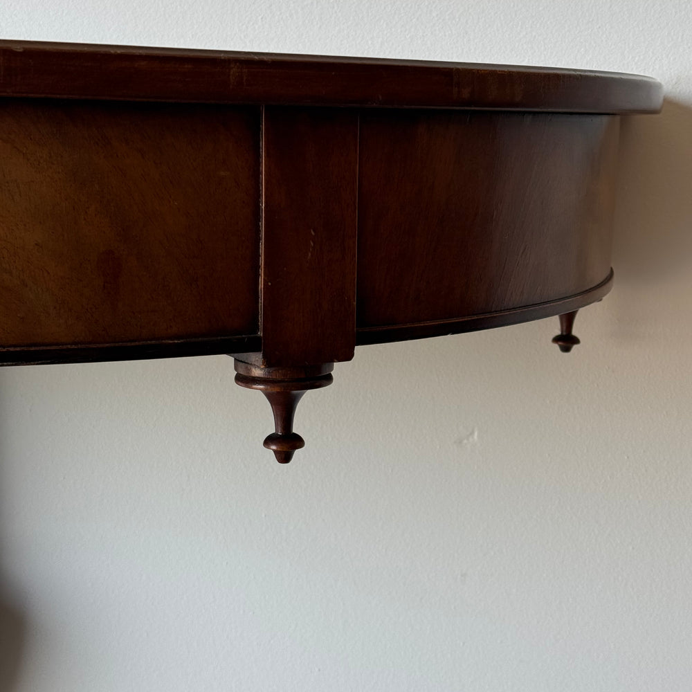 
                  
                    Vintage Mahogany Demi-Lune Console Table
                  
                