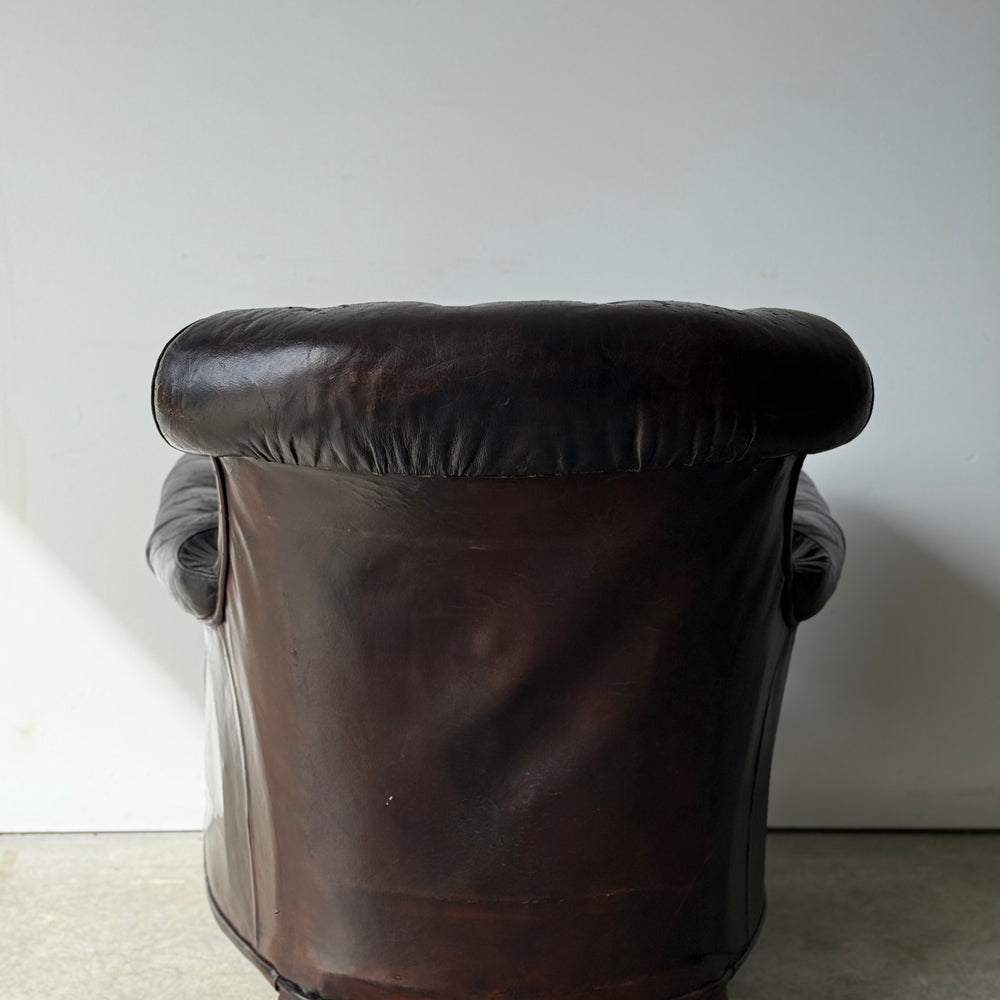 
                  
                    Leather Upholstered Club Chair
                  
                