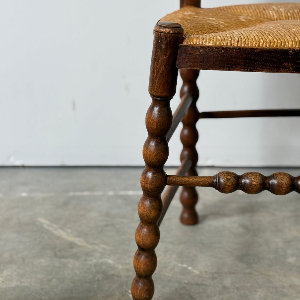 Antique Spool Turned Dining Chairs. Set of 5. C. 1900