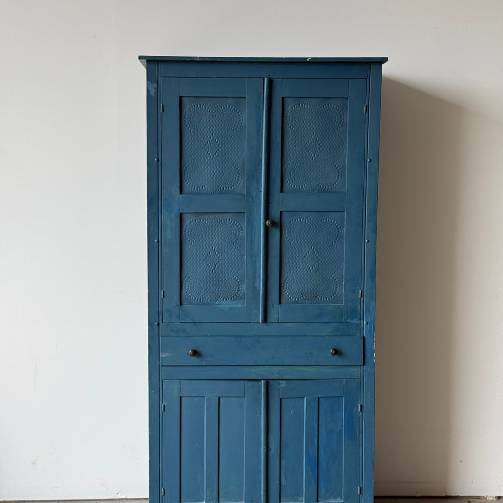 
                  
                    Antique Blue Painted Pie Safe
                  
                
