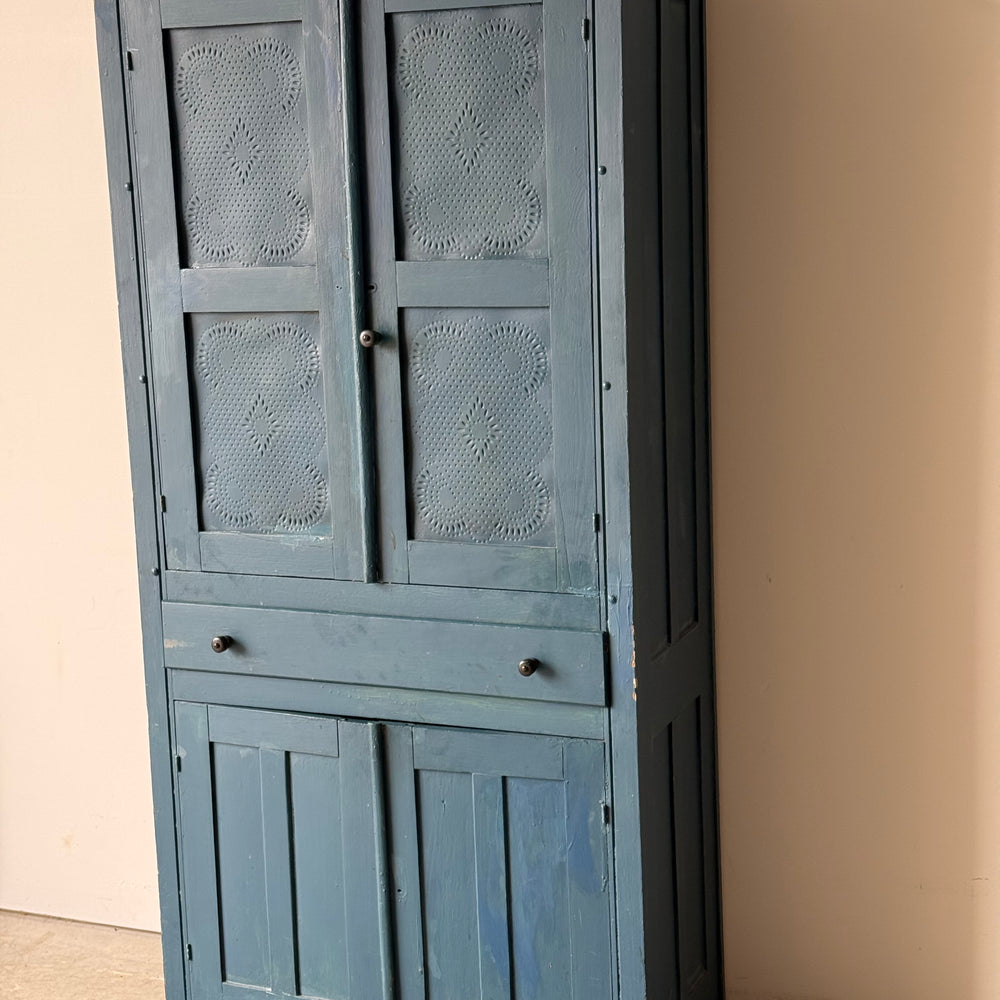 
                  
                    Antique Blue Painted Pie Safe
                  
                
