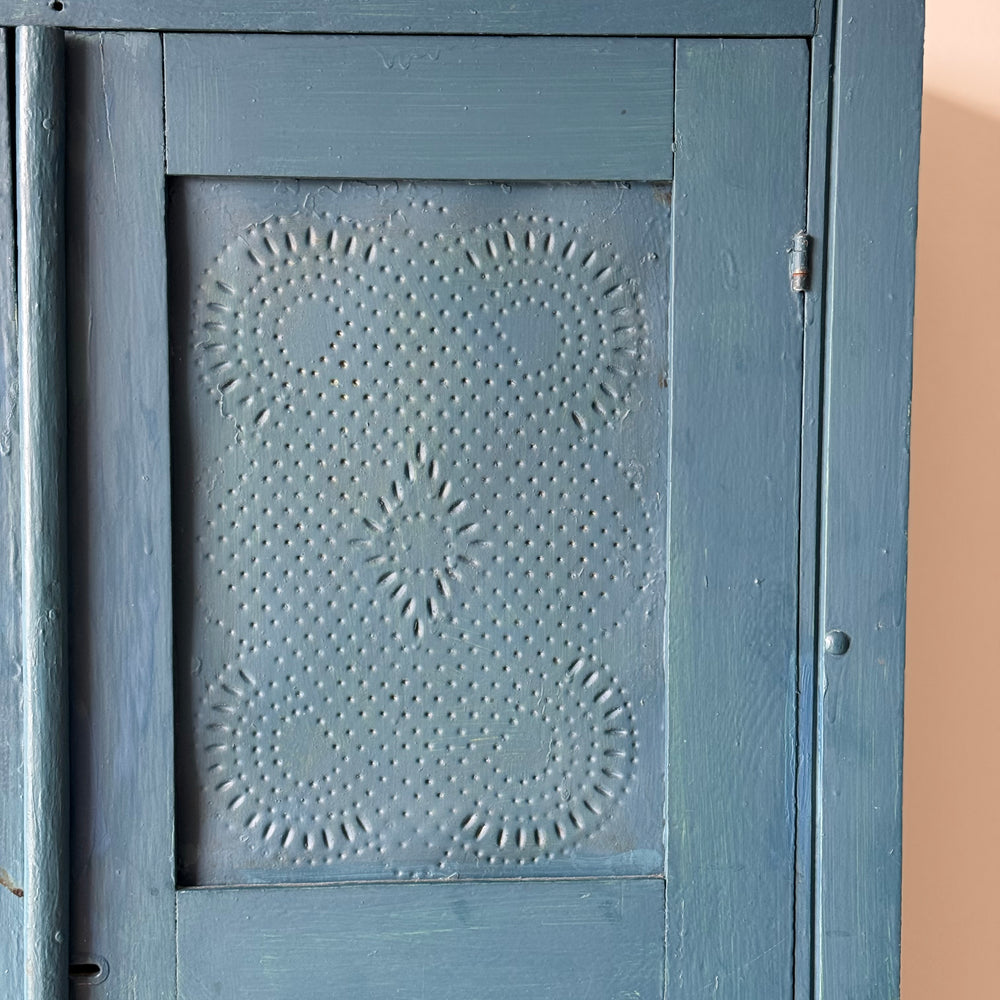 
                  
                    Antique Blue Painted Pie Safe
                  
                
