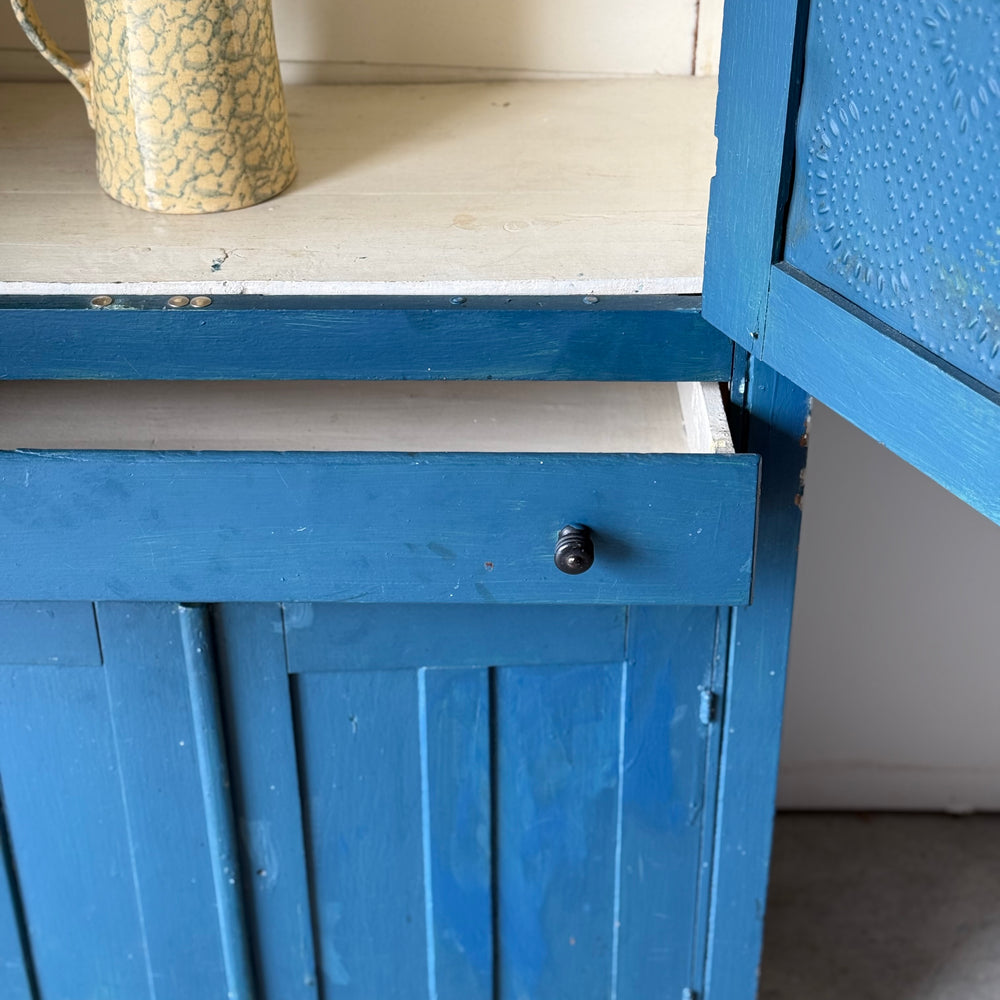
                  
                    Antique Blue Painted Pie Safe
                  
                