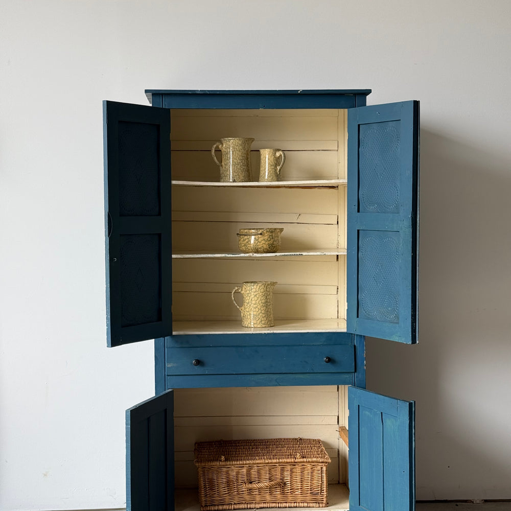 
                  
                    Antique Blue Painted Pie Safe
                  
                