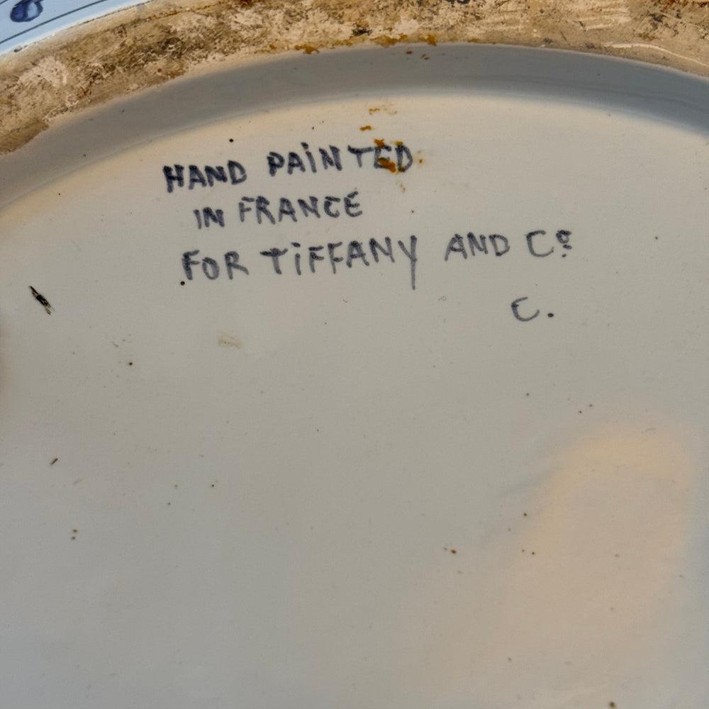 
                  
                    A Tiffany & Co. Faience Blue and White Jardinere
                  
                