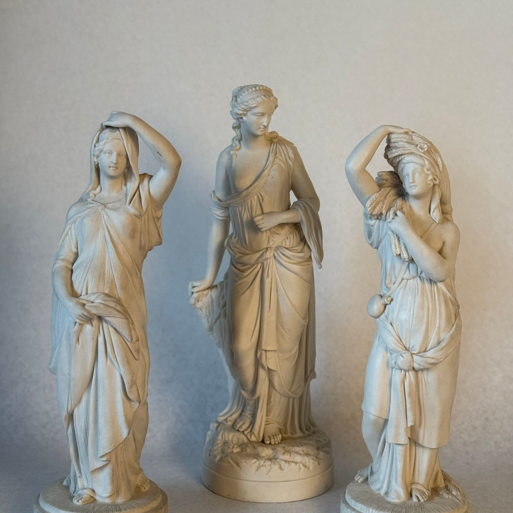 
                  
                    Vintage Parisian Bisque Figures. Classical
                  
                