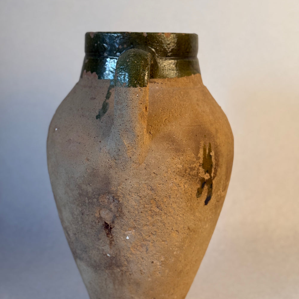 
                  
                    Antique Stoneware Jug With Green Glaze
                  
                