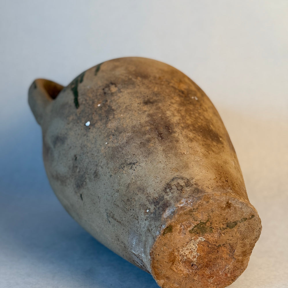 
                  
                    Antique Stoneware Jug With Green Glaze
                  
                