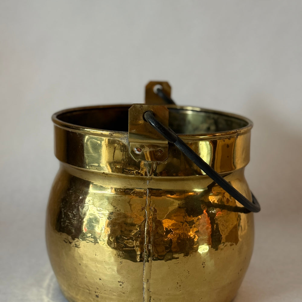 
                  
                    Antique French Hammered Brass Jardiniere or pot
                  
                