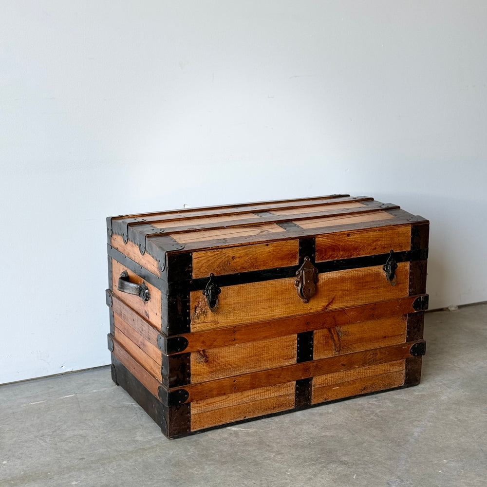 Beautiful Antique Dome Top Trunk