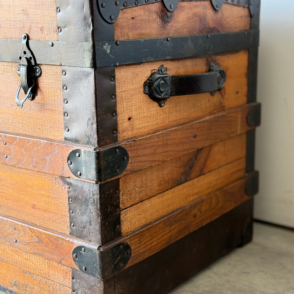
                  
                    Beautiful Antique Dome Top Trunk
                  
                