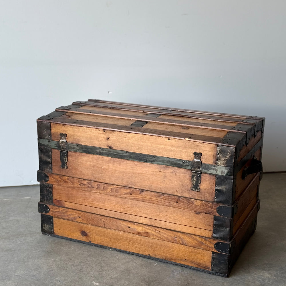
                  
                    Beautiful Antique Dome Top Trunk
                  
                