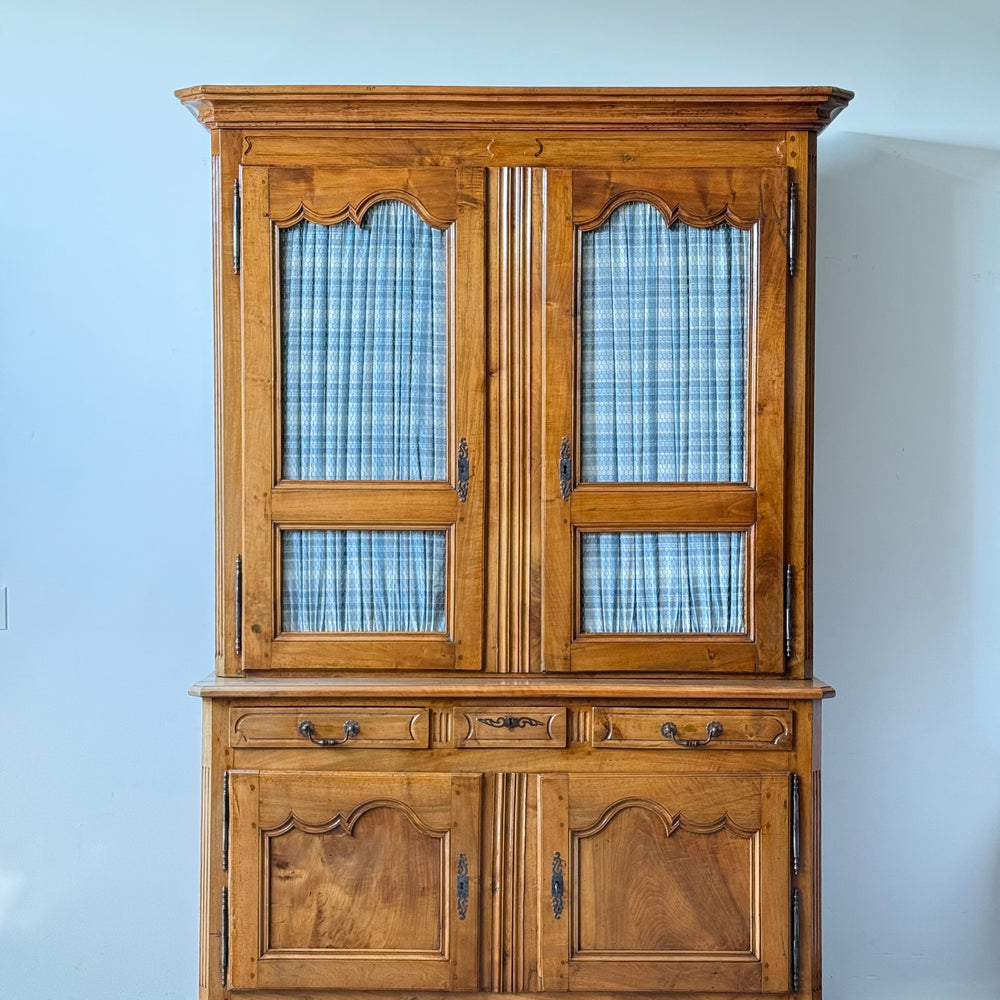 
                  
                    Louis XV Provincial Walnut Bibliotheque, France 18th C.
                  
                