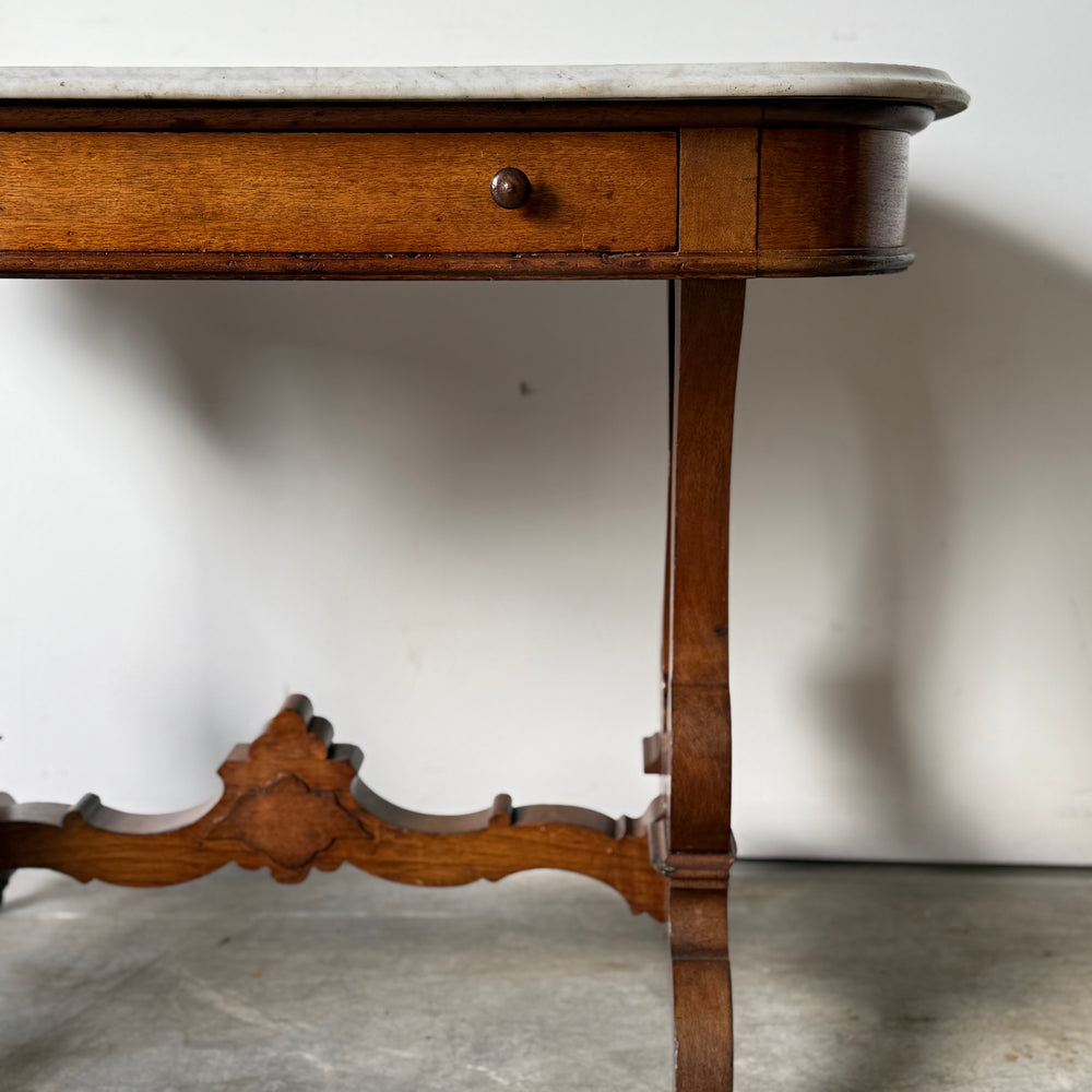 
                  
                    Antique Victorian  Marble Top Parlor Table
                  
                
