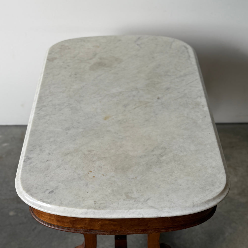 
                  
                    Antique Victorian  Marble Top Parlor Table
                  
                