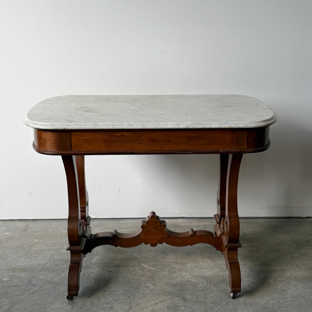 
                  
                    Antique Victorian  Marble Top Parlor Table
                  
                
