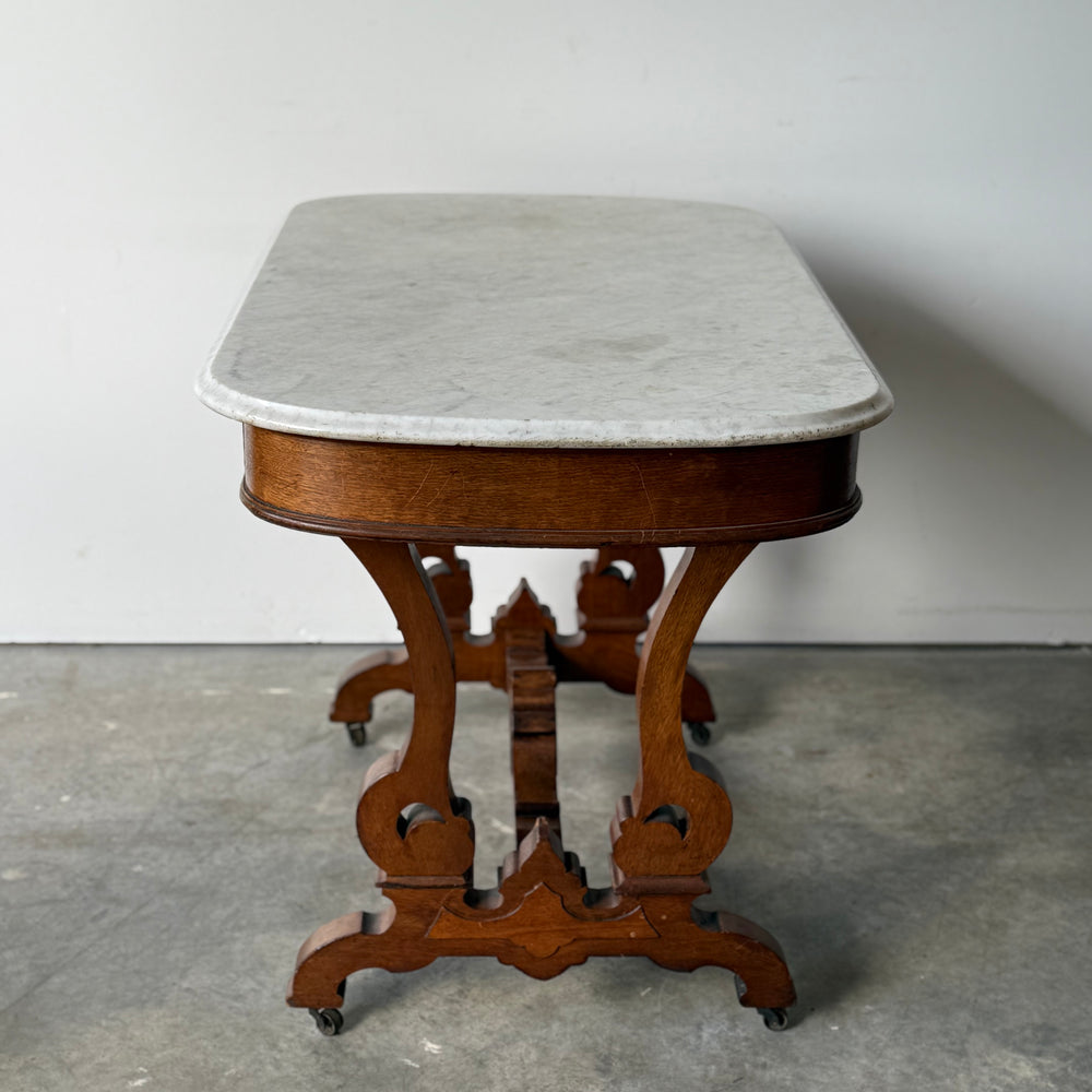 
                  
                    Antique Victorian  Marble Top Parlor Table
                  
                