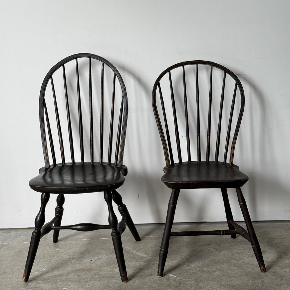 
                  
                    Two Antique Bow Back Windsor Side Chairs
                  
                