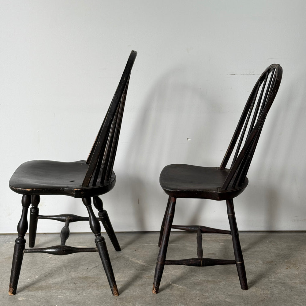 
                  
                    Two Antique Bow Back Windsor Side Chairs
                  
                