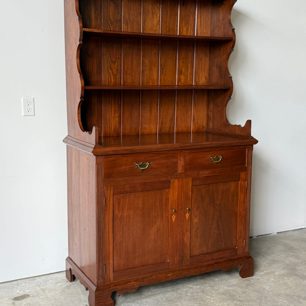 
                  
                    Vintage Walnut Set-Back Cupboard
                  
                