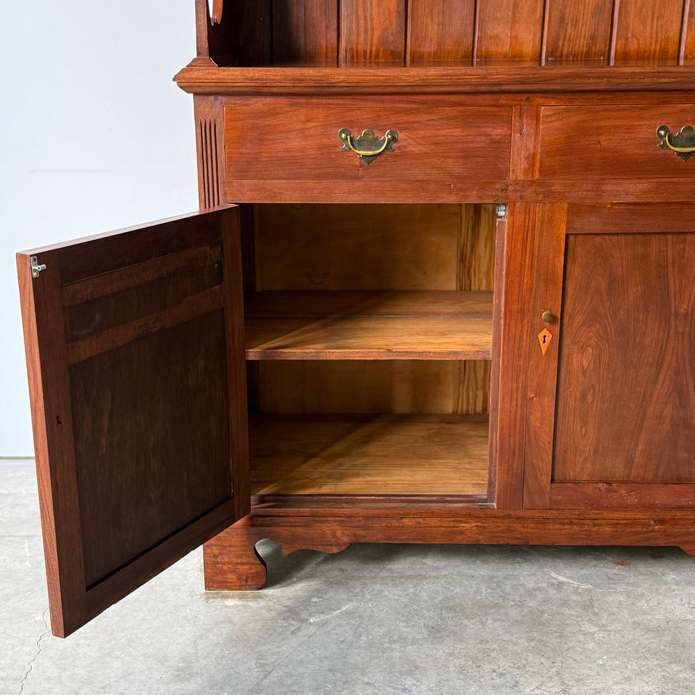 
                  
                    Vintage Walnut Set-Back Cupboard
                  
                