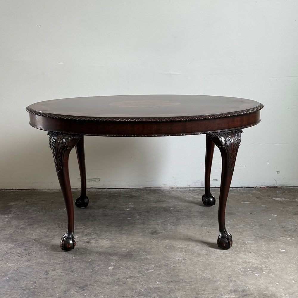 Antique Mahogany Oval Center Table