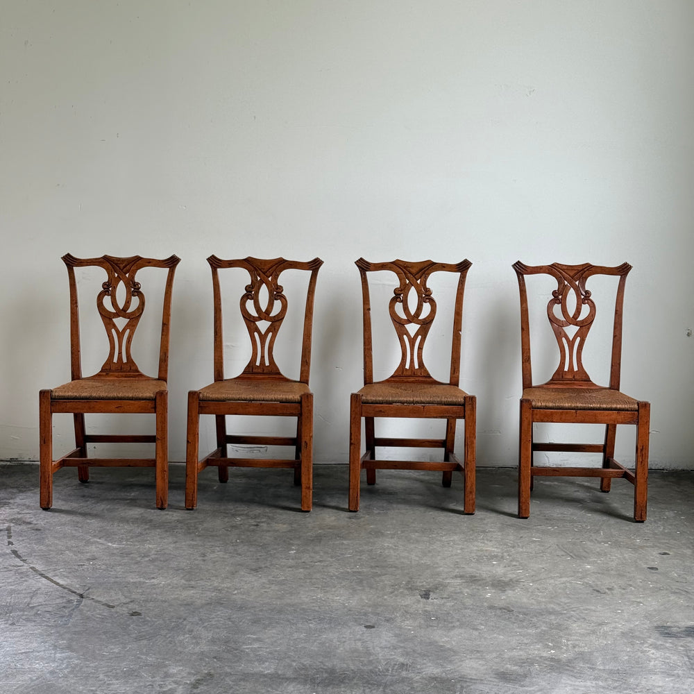 
                  
                    Beautiful Vintage Carved Dining Chairs Set of 4
                  
                