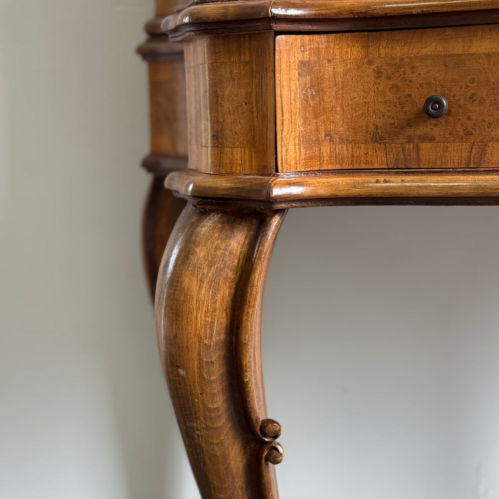 
                  
                    Louis XV Style Bonheur du Jour Serpentine Desk
                  
                