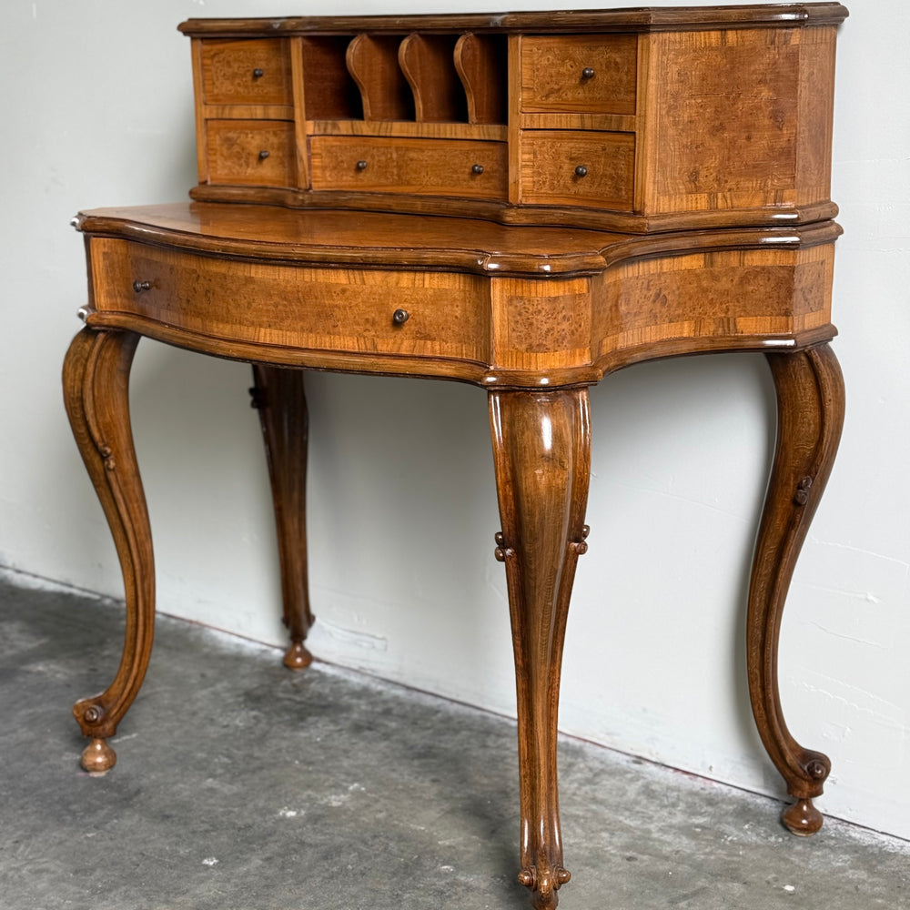 
                  
                    Louis XV Style Bonheur du Jour Serpentine Desk
                  
                