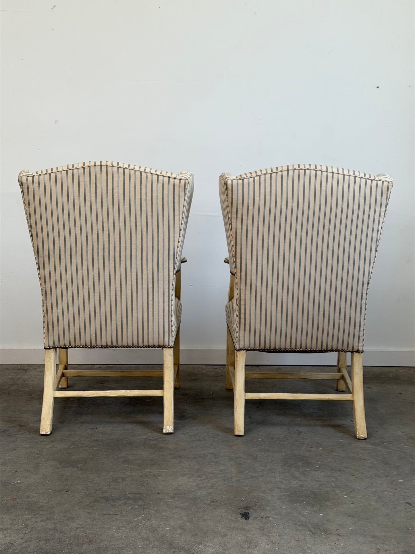 Pair of Vintage Wingback Chairs